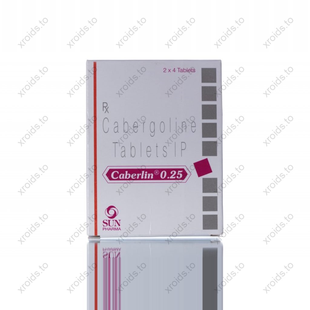 Caberlin 0.25 mg - Cabergoline - Sun Pharma, India Caberlin 0.25 mg - Cabergoline - Sun Pharma, India