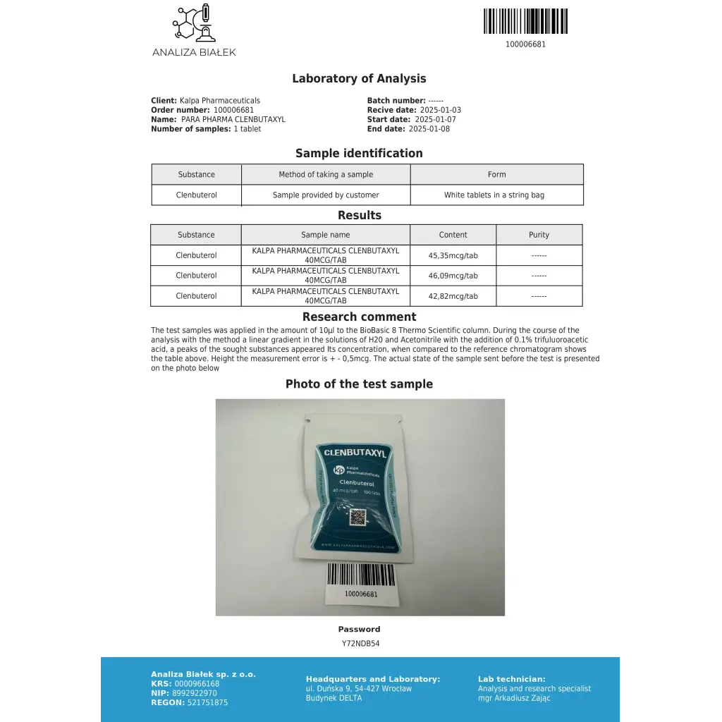 Clenbutaxyl (Clenbuterol)