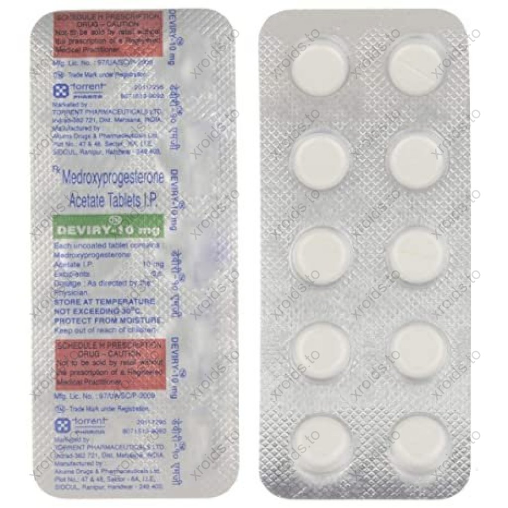 Deviry 10 - Medroxyprogesterone - Torrent Pharma Deviry 10 - Medroxyprogesterone - Torrent Pharma