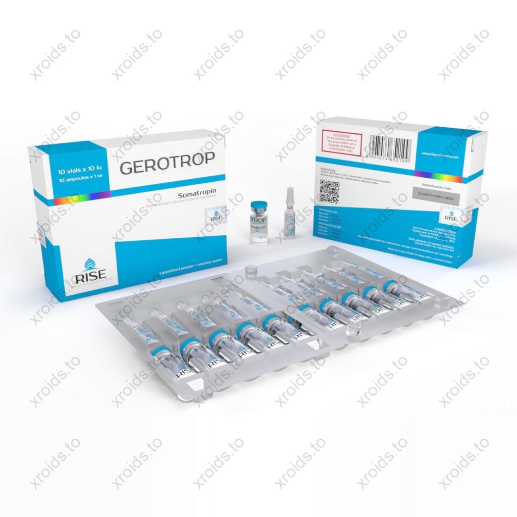 Gerotrop 100IU - Somatropin - Rise Gerotrop 100IU - Somatropin - Rise