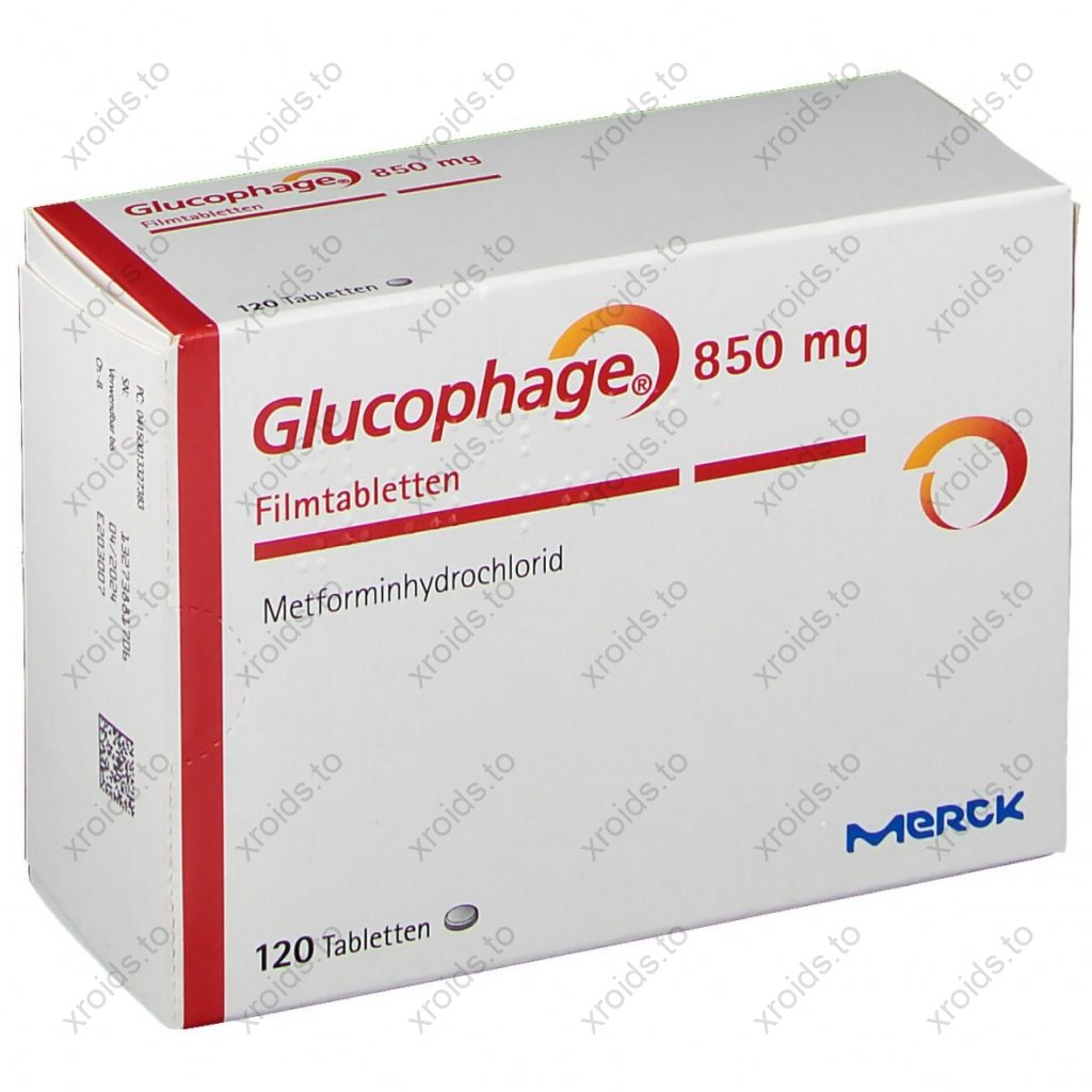 Glucophage 850mg - Metformin - Merck Serono Glucophage 850mg - Metformin - Merck Serono
