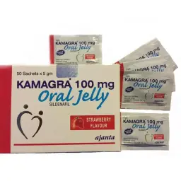 Kamagra Oral Jelly - Strawberry 100 mg for sale
