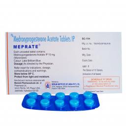 Meprate 10 mg - Medroxyprogesterone - Serum Institute of India Ltd.